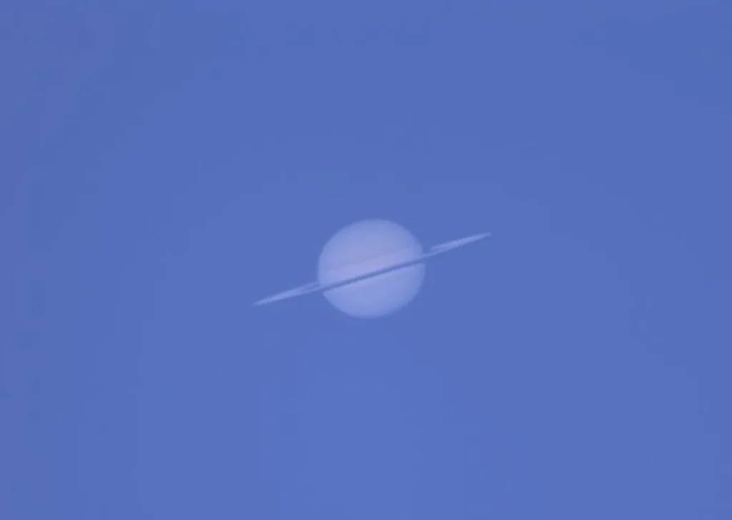 surrounding Saturn